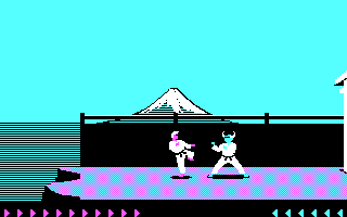 Karateka on Apple II
