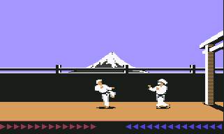 Karateka on Commodore 64